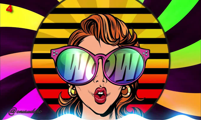 create audio react music visualizer video