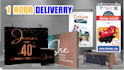trade show banner backdrop design booth exhibition retractable outdoor banner