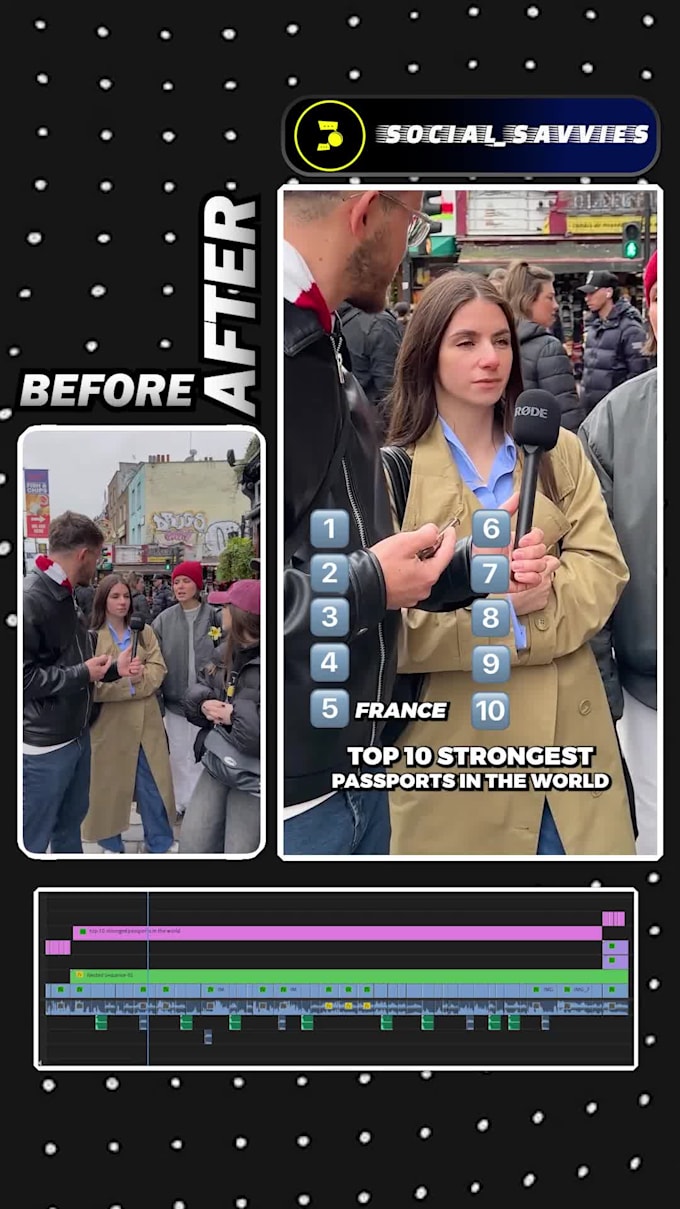 edit street interviews with the best video editing