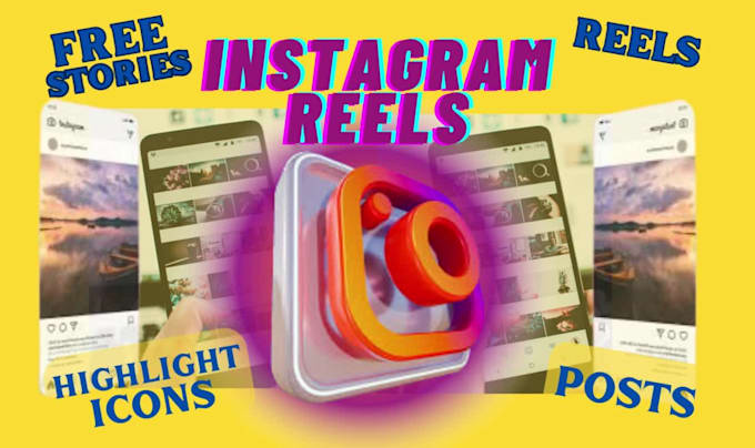 create instgram reels and stories for you
