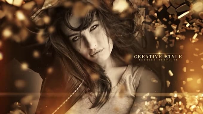 create luxury wedding photo slideshow video