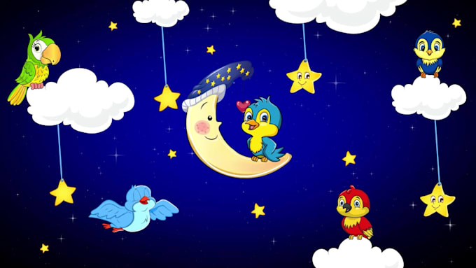 make 2d cartoon animation, kids rhymes and cartoon songs