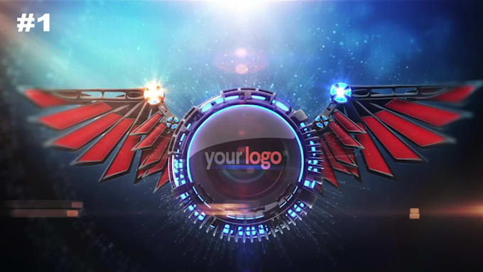 make 50 unique animated logo intro videos 4k