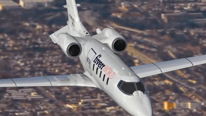make a custom private jet promo
