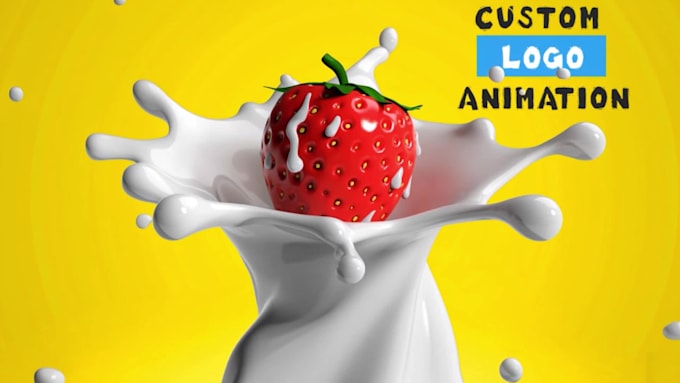 create a custom 4k motion graphics animated logo intro