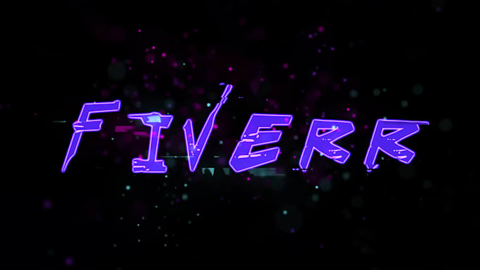 make cyberpunk neon light logo reveal intro