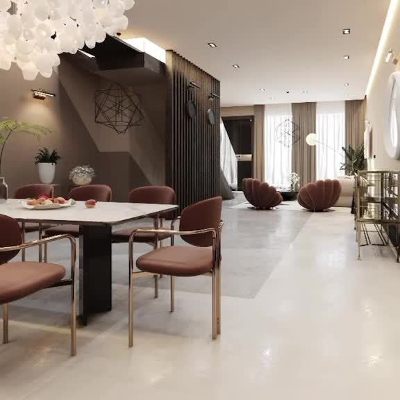 do an interior design for your home living room and dinning