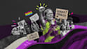 create collage animation or motion graphics for documentary and music videos