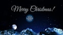 put logo and text christmas greetings video