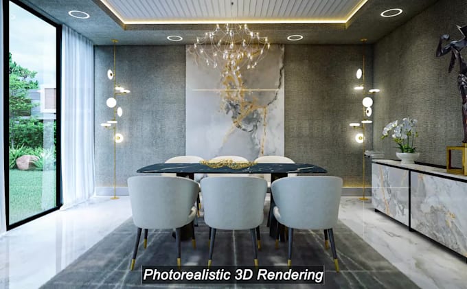 do photo realistic interior exterior 3d rendering on lumion