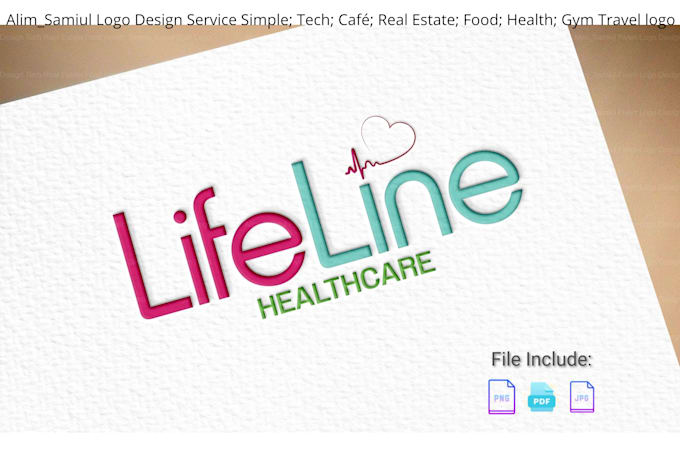 do a simple health gym fitness logo for you
