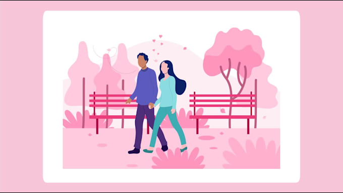 draw modern  2d background illustrations