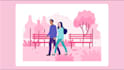 draw modern  2d background illustrations