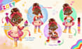 draw kids character design for children book illustration