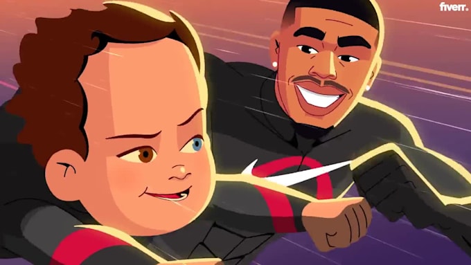 2d cartoon animation, 2d youtube intro animated , podcast intro ...