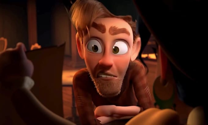 Do custom 3d cinematic cartoon animation disney pixar short film and ...