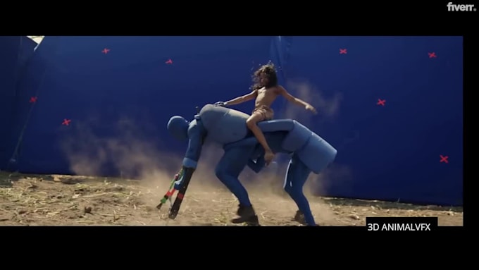 do vfx, compositing, screen replacement and rotoscope, 3d character design, cgi