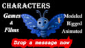create 3d character animation, model, rig, light, and render