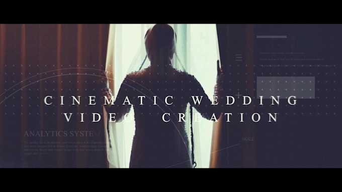 do cinematic wedding and family video editing