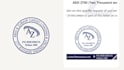 design a digital rubber stamp or seal logo stamp