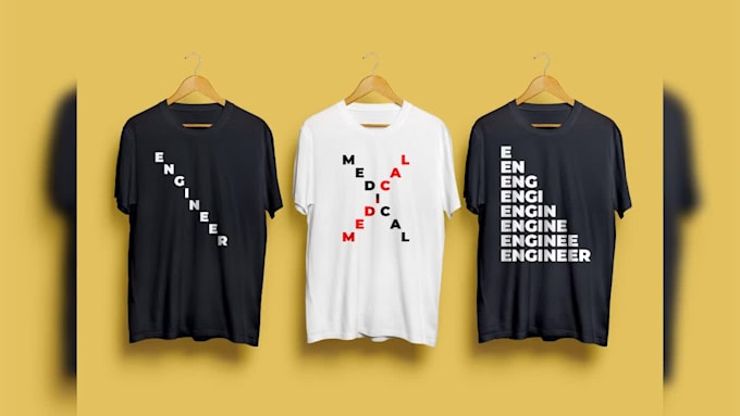 design a minimalist typography t shirt