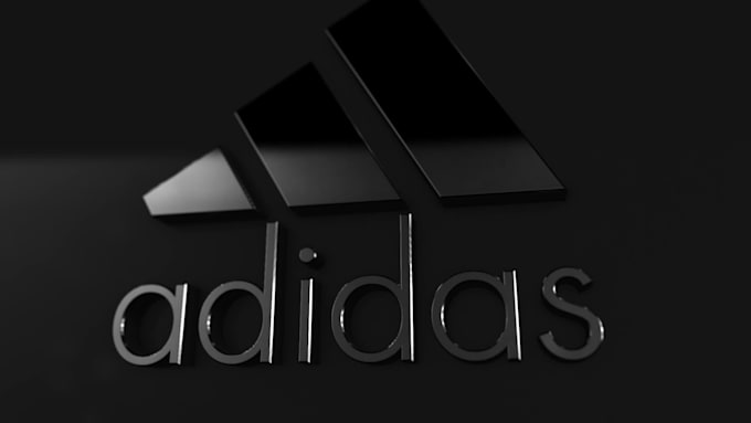 create custom 3d  metal logo, text intro