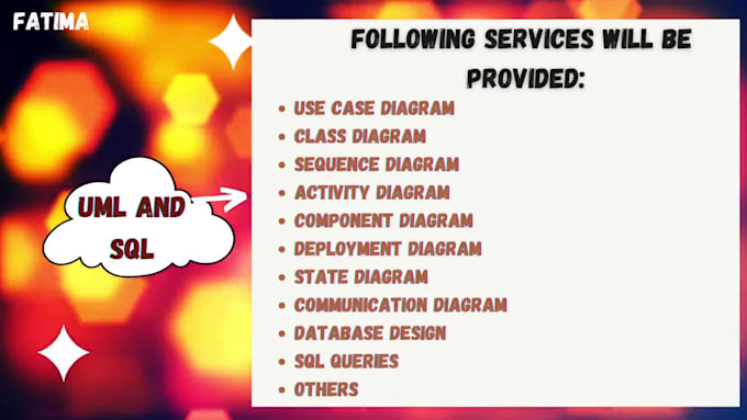 do your uml diagram, srs, erd, sql database and ms access tasks