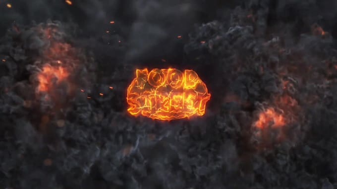 create smoke logo intro animation in 1 day