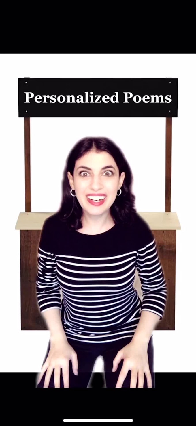 Turn your own words into a playful rhyming poem by Stefanierennert Fiverr