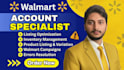 manage walmart listings, SEO, wfs setup, campaigns and fix walmart errors