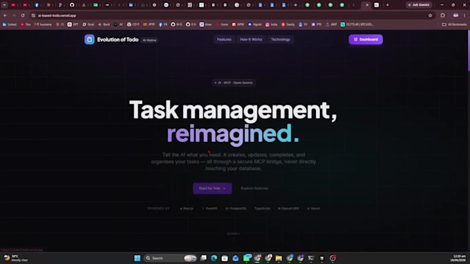 be your expert nextjs react and fastapi developer