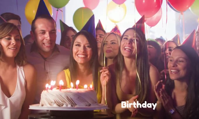 create a wedding birthday anniversary video from  footage or slideshow for you