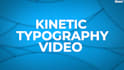 create text animation kinetic typography videos