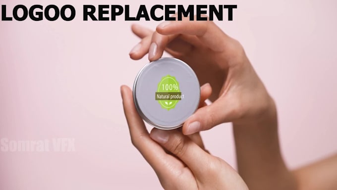 do product vfx with professional product logo replacement