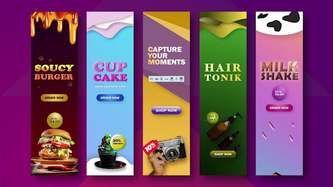 make animated gif banner for web