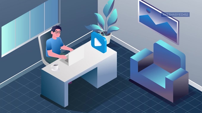 create a custom 2d isometric animated explainer
