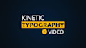 create professional kinetic typography video in 24h