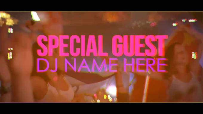 make amazing dj party night event promo video