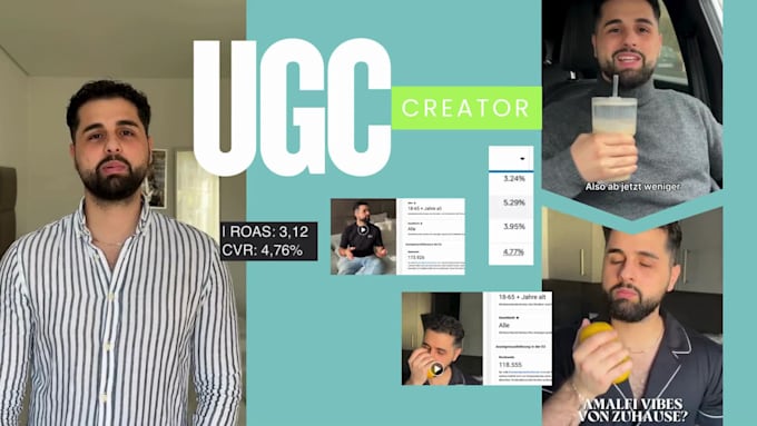 be your professional creative german ugc creator