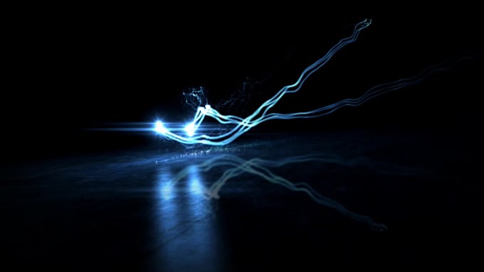 create light reveal logo animation