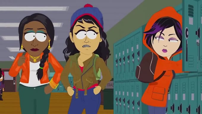 create 2d south park style animation, cartoon south park, 2d character design