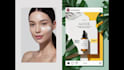 design luxury skincare instagram posts and cosmetic ad banner for beauty brand