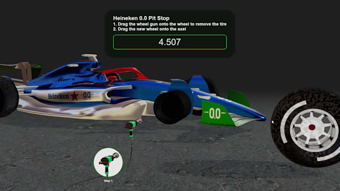 create a dynamic 3d interactive web animation