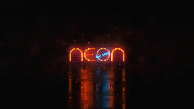 make an amazing neon intro for you