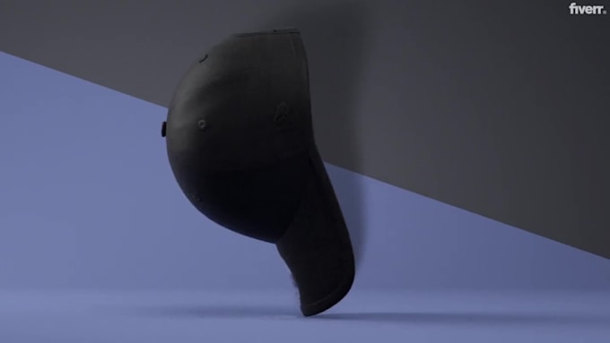 3d cap animation 3d cap design 3d product animation 3d fashion mockup ...