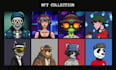 create custom 2d nft art collection cartoon, collectibles nft art