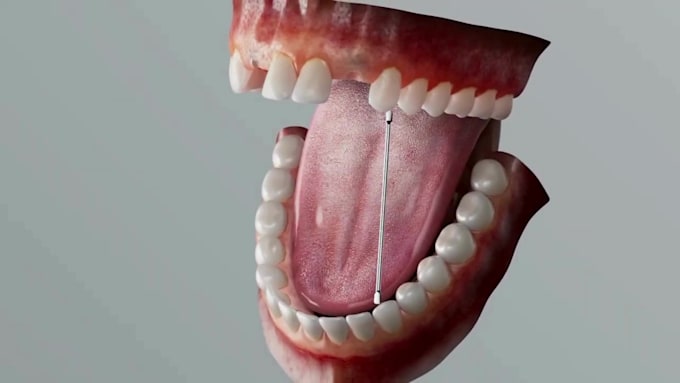 create 3d dental implant animation orthodontic explainer and dental device video