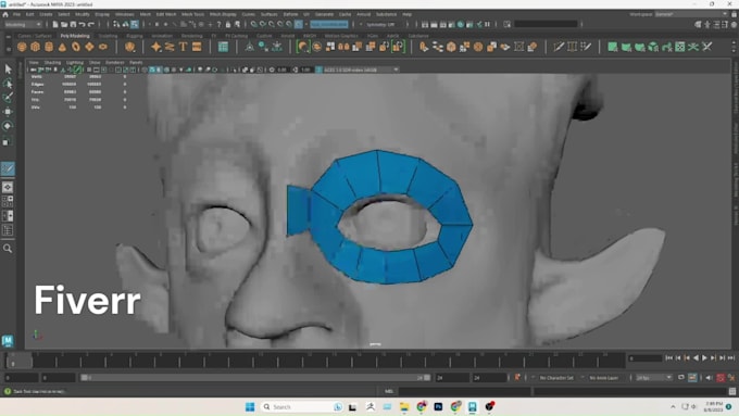 Do retopology high poly model uv unwrapping in maya by Belayet3dartist ...