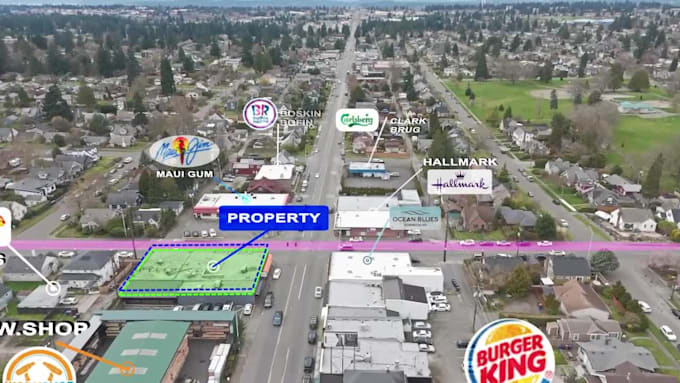 do drone video editing for real estate with motion graphics