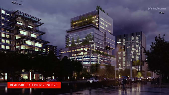 create realistic 3d architectural animation and renders